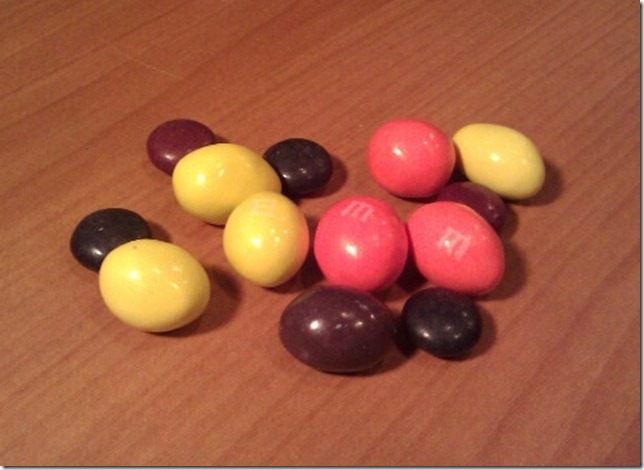 They melt in your mouth/Including the dark chocolate/But not in your hands